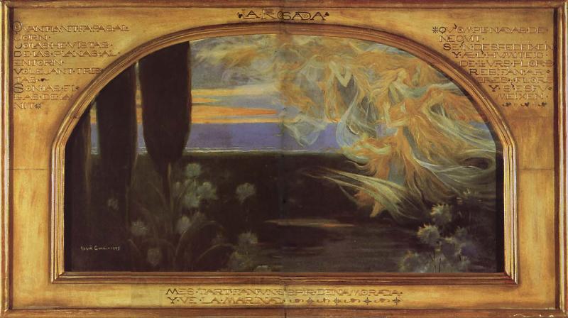 Georges de  Feure The Gate to Dreams ii Spain oil painting art